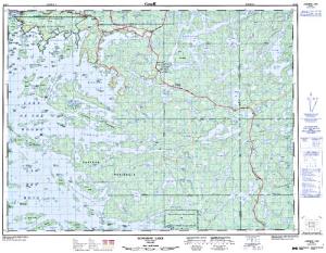 Dogtooth Lake Depth Chart