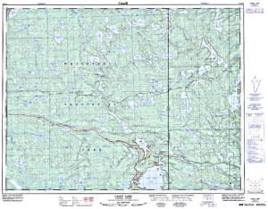 West Hawk Lake Depth Chart