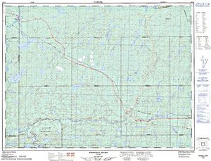 NTS 50k map for Seine River, Ontario