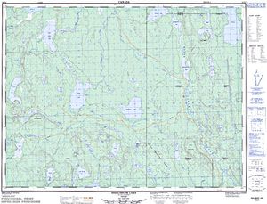 NTS 50k map for Sturge Lake, Ontario