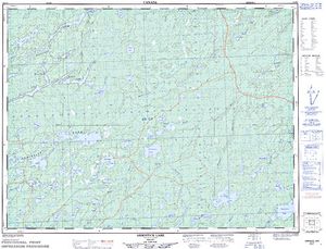 NTS 50k map for Dog River, Ontario