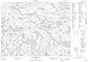 NTS 50k map for Canyon Lake, Ontario