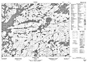 NTS 50k map for Confusion Lake, Ontario