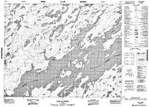 NTS 50k map for Whitmore Lake, Ontario