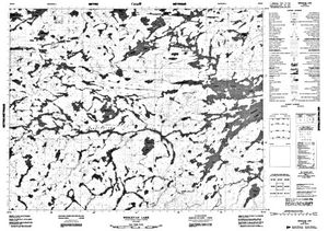 NTS 50k map for Kezik Lake, Ontario