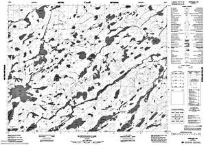 NTS 50k map for Whitmore Lake, Ontario