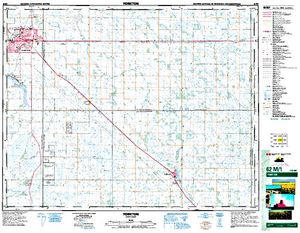 NTS 50k map for Anderson Lake, Saskatchewan