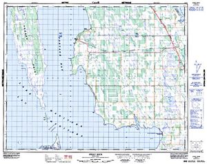 NTS 50k map for Lake Manitoba, Manitoba