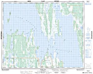 NTS 50k map for Lake Manitoba, Manitoba