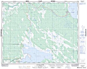 NTS 50k map for Lake Winnipeg, Manitoba