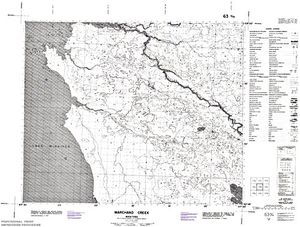 NTS 50k map for North Poplar River, Manitoba
