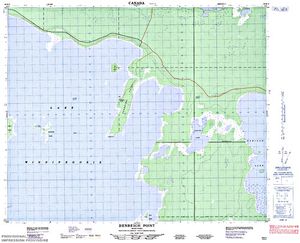 NTS 50k map for Lake Winnipegosis, Manitoba