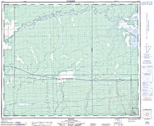 NTS 50k map for Red Deer River, Saskatchewan