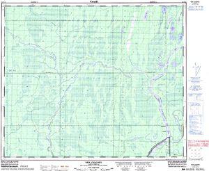 NTS 50k map for Saskatchewan River, Saskatchewan
