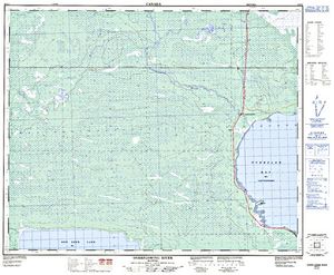 NTS 50k map for Lake Winnipegosis, Manitoba