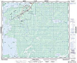 NTS 50k map for Little Playgreen Lake, Manitoba