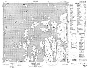 NTS 50k map for Reindeer Lake, Saskatchewan