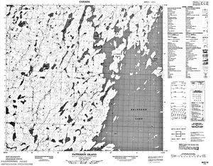 NTS 50k map for Reindeer Lake, Saskatchewan