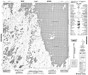 NTS 50k map for Kasba Lake, Northwest Territories
