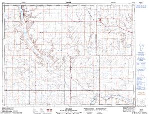 NTS 50k map for Lac Pellitier, Saskatchewan