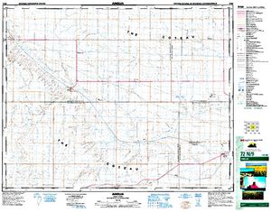NTS 50k map for Eagle Creek, Saskatchewan