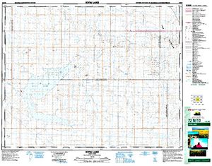 NTS 50k map for Eagle Creek, Saskatchewan