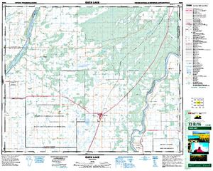 NTS 50k map for South Saskatchewan River, Alberta