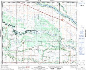NTS 50k map for Atton Lake, Saskatchewan