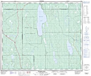 NTS 50k map for Bittern Lake, Saskatchewan