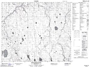 NTS 50k map for Nipekamew Lake, Saskatchewan