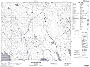 NTS 50k map for Montreal Lake, Saskatchewan