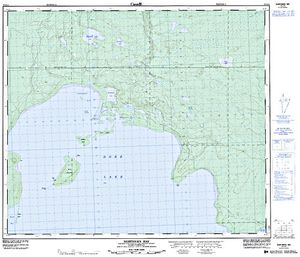 NTS 50k map for Doré Lake, Saskatchewan