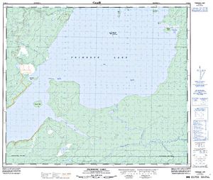 NTS 50k map for Primrose Lake, Alberta