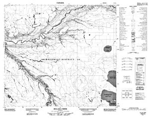 NTS 50k map for Clearwater River, Alberta