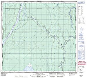NTS 50k map for McClelland Lake, Alberta