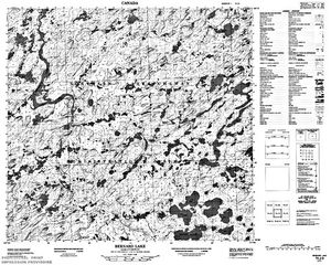 NTS 50k map for McPhee Lake, Saskatchewan
