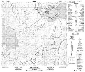 NTS 50k map for Lake Athabasca, Alberta