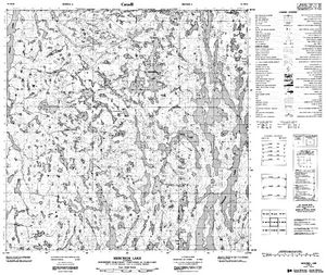 NTS 50k map for Charles Lake, Alberta