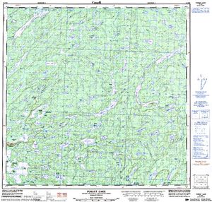 NTS 50k map for Lake Athabasca, Alberta
