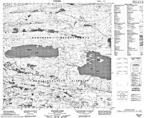 NTS 50k map for Lake Athabasca, Alberta