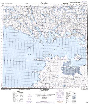 NTS 50k map for Lake Athabasca, Alberta