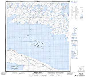 NTS 50k map for Great Slave Lake, Northwest Territories