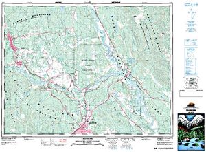 NTS 50k map for St. Mary River, British Columbia