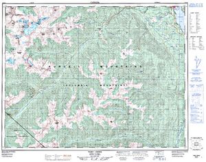 NTS 50k map for COLUMBIA RIVER, British Columbia