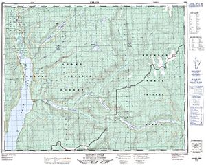 NTS 50k map for STUKEMAPTEN LAKE, British Columbia