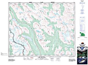 NTS 50k map for Red Deer River, Alberta