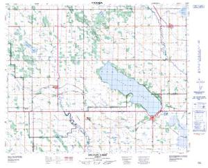 Gull Lake Depth Chart