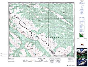 NTS 50k map for Pembina River, Alberta