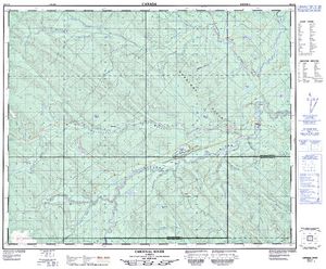 NTS 50k map for FAIRFAX LAKE, Alberta