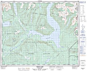 NTS 50k map for Raft River, British Columbia